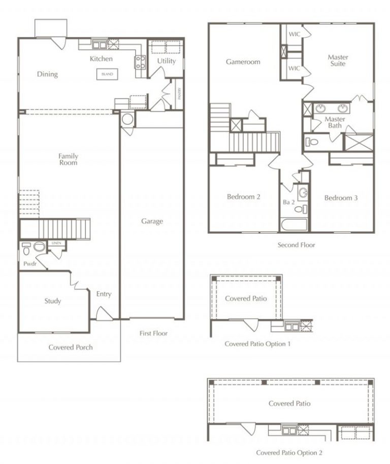 Enclave Floor Plans 4 - Austin Homes For Sale | New Homes Austin ...